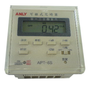 APT-6S 可程式定時器 一星期
