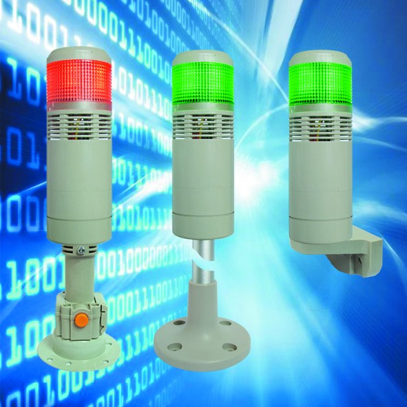 天得 TEND 一層多色警示燈 Ø60 LED(單層1~4色,旋轉/閃光/蜂鳴可選)
