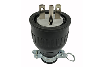 隆光 LKEW 付接地電纜線中間插頭 15A250V Y型 LK7066
