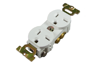 隆光 LKEW 付接地二連暗插座(埋入型) 20A250V T型 LK3225F