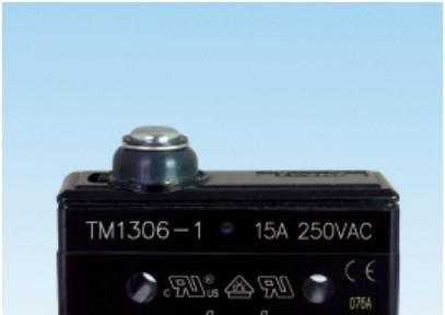 天得 TEND TM-1306-1 微動開關（短彈簧柱塞・密封防水型）