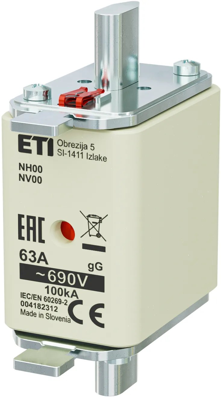 ETI NH00／NH1 gG 刀型保險絲