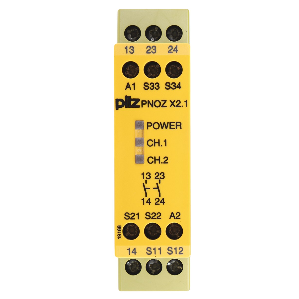 Pilz 皮爾磁 PNOZ X2.1 安全繼電器模組（24V AC/DC）