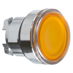 施耐德 Schneider ZB4-BW353 LED 照光按鈕頭部(橘色平頭,通用LED 用.22.5mm)